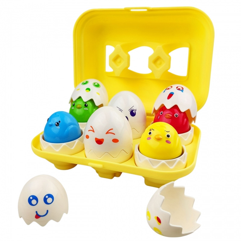 Układanka dopasuj kształty Wesołe kurczaki / Woopie