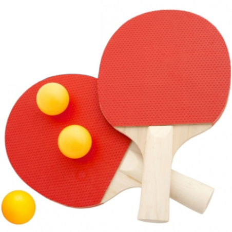 Zestaw paletek do Ping-Ponga + 3 piłeczki / Woopie