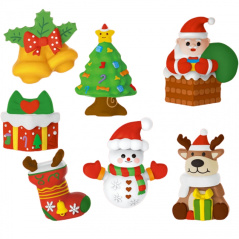 Odlewy gipsowe do pomalowania Zestaw świąteczny / Woopie