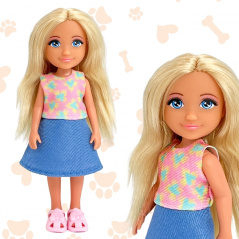 Lalka Ankiki ze szczeniaczkami i akcesoriami / Woopie