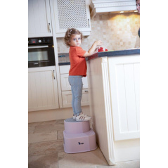 Podest dwustopniowy Step up Różowy / BoJungle