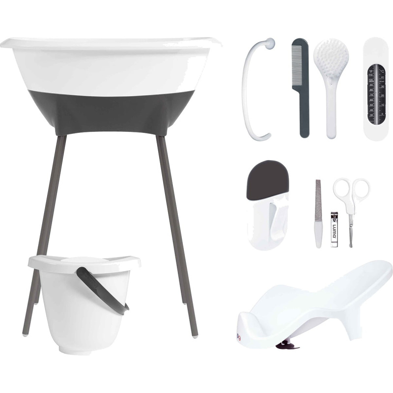 Zestaw kąpielowy 8 el. Snow white / Luma