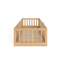 Łóżeczko młodzieżowe przypodłogowe Casa Naturalne 160x80 cm / YappyKids