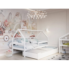 Szuflada Nap do łóżeczek 200x90 cm Biała / YappyKids