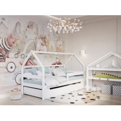 Szuflada Nap do łóżeczek 200x90 cm Szara / YappyKids