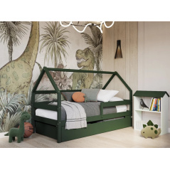 Szuflada Nap do łóżeczek 200x90 cm Zielona / YappyKids