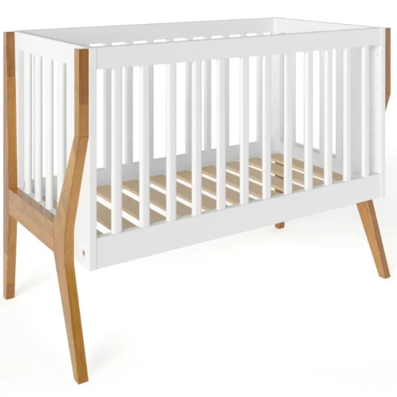 Łóżeczko dziecięce Icon Białe 120x60 cm / YappyKids