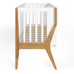 Łóżeczko dziecięce Icon Białe 120x60 cm / YappyKids