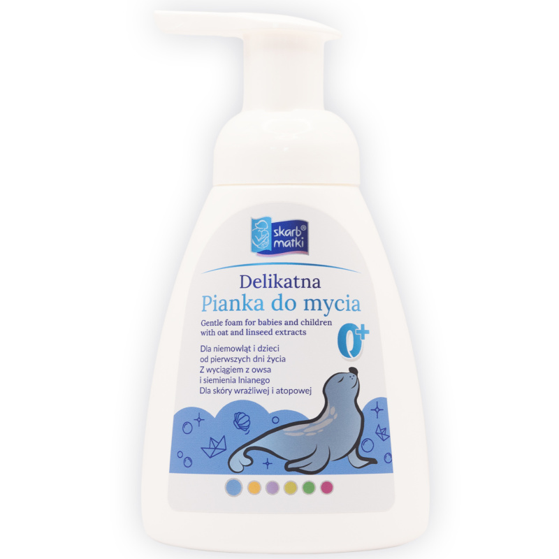 Delikatna pianka do mycia dzieci i niemowląt 250 ml / Skarb Matki