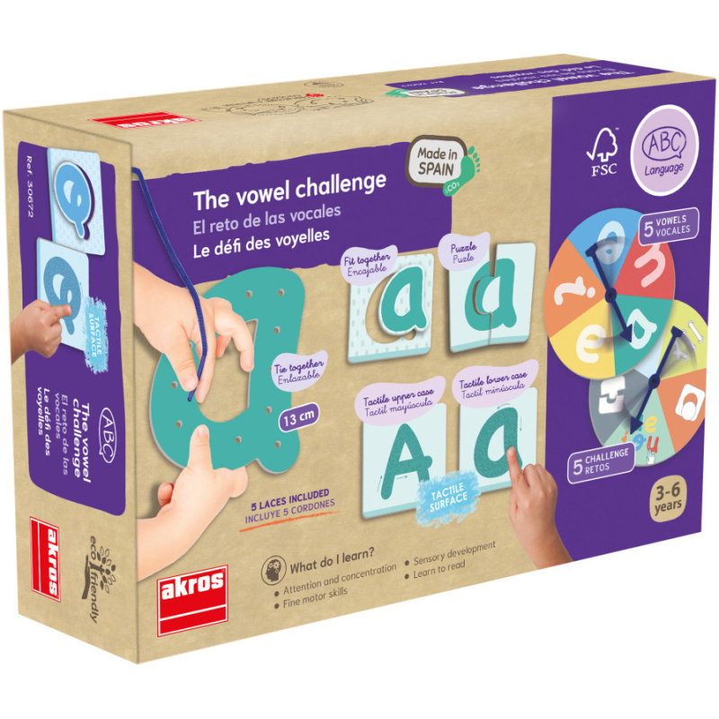 Gra edukacyjna Samogłoski / Akros Gra edukacyjna Samogłoski / Akros