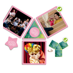 Gra edukacyjna w skojarzenia Formy sztuki / Akros