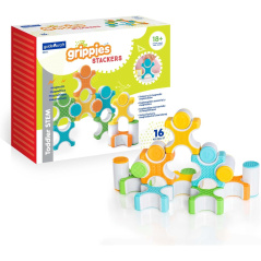 Magnetyczne sensoryczne klocki Grippies XO 16 el. / Guide craft