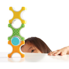 Magnetyczne sensoryczne klocki Grippies XO 16 el. / Guide craft