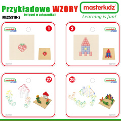 Stolik edukacyjny + akcesoria STEM i 563 klocki / Masterkidz