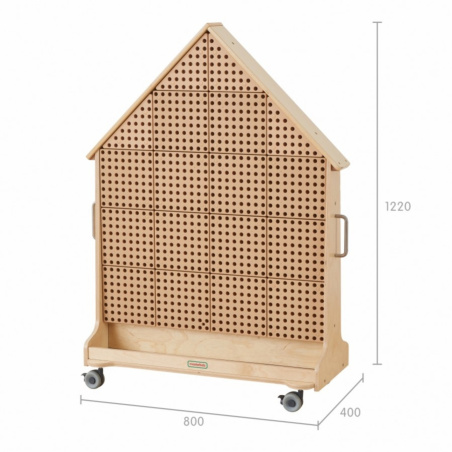 Tablica wolnostojąca STEM w kształcie domku / Masterkidz