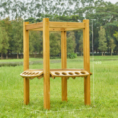 Przezroczysta 4 stronna tablica akrylowa do malowania / Masterkidz