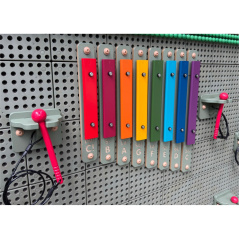 Duże cymbałki do tablicy STEM płytkowe / Masterkidz