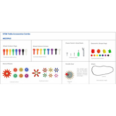 Stolik edukacyjny + Akcesoria STEM / Masterkidz
