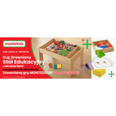 Stolik edukacyjny + Akcesoria STEM / Masterkidz