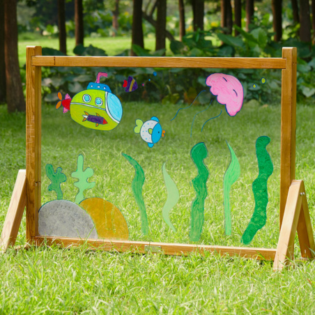 Przezroczysta tablica akrylkowa do malowania / Masterkidz