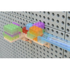 Zestaw konstrukcyjnych elementów do toru dla piłek STEM 440 el. / Masterkidz