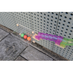 Zestaw konstrukcyjnych elementów do toru dla piłek STEM 440 el. / Masterkidz