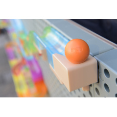 Zestaw konstrukcyjnych elementów do toru dla piłek STEM 440 el. / Masterkidz