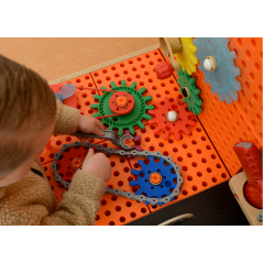 Duży warsztat STEM z narzędziami i akcesoriami / Masterkidz