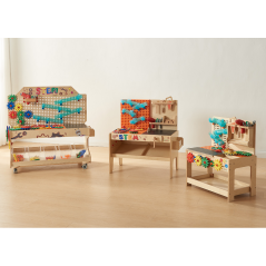 Duży warsztat STEM z narzędziami i akcesoriami / Masterkidz