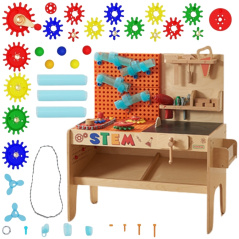 Duży warsztat STEM z narzędziami i akcesoriami / Masterkidz