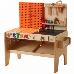 Duży warsztat STEM z narzędziami i akcesoriami / Masterkidz