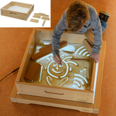 Ramka na piasek + akcesoria / Masterkidz