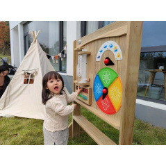 Tablica dwustronna manipulacyjna i kredowa / Classic World