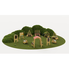 Tablica dwustronna manipulacyjna i kredowa / Classic World