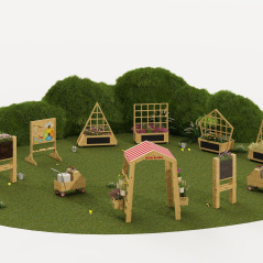 Tablica dwustronna manipulacyjna i kredowa / Classic World