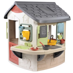 Domek ogrodowy z kuchnią + 16 akcesoriów / Smoby