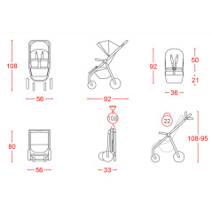 Spacerówka Bravo Plus Royal beige / Carrello