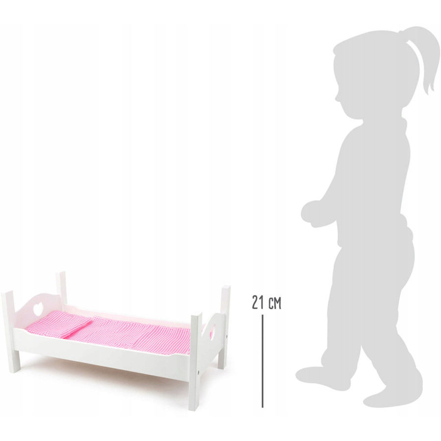 Łóżeczko dla lalek z pościelą / Small Foot Design