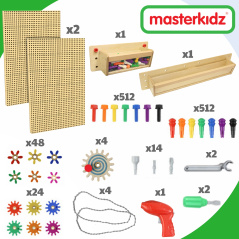 Tablica STEM + Panele montażowe i akcesoria / Masterkidz