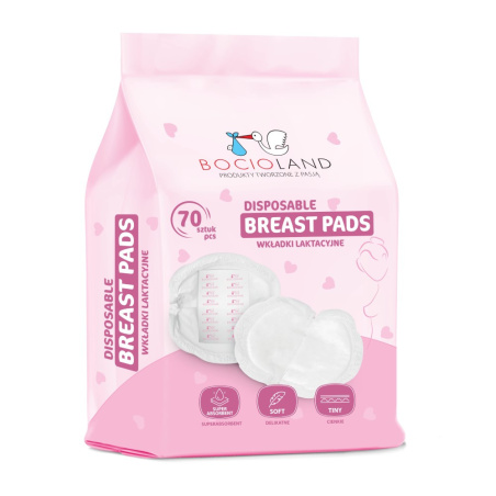 Wkładki laktacyjne SuperAbsorbent 70 szt. / Bocioland