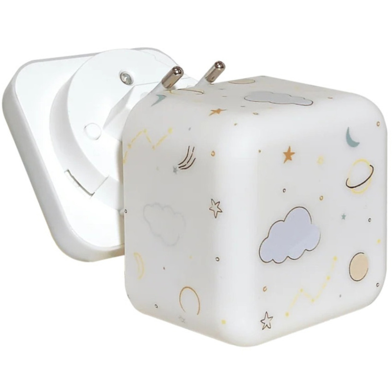 Lampka nocna Kostka kosmos / CloudBox