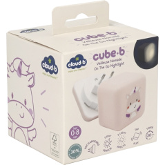 Lampka nocna Kostka jednorożec / CloudBox