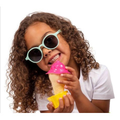 Dziecięce okulary przeciwsłoneczne (3-7) UV400 Bali Vintage pink / Dooky