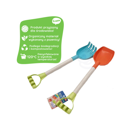 Zestaw do piasku Łopatka i grabki / Woopie