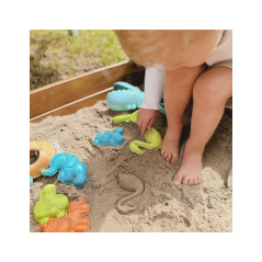 Zestaw do zabawy w piaskownicy z samochodzikiem 10 el. / Woopie