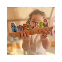 Układanka łamigłówka Noe i zwierzęta / Tooky Toy