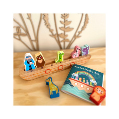 Układanka łamigłówka Noe i zwierzęta / Tooky Toy