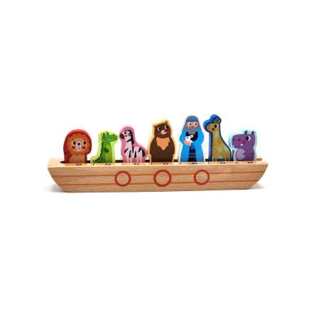 Układanka łamigłówka Noe i zwierzęta / Tooky Toy