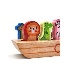Układanka łamigłówka Noe i zwierzęta / Tooky Toy