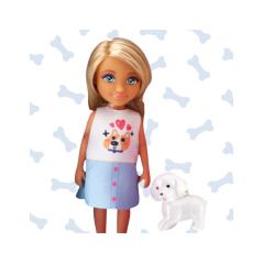 Lalka Ankiki z wózkiem i pieskiem / Woopie